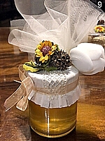 Bomboniera con vaso di miele